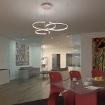 Подвесная люстра Eurosvet Gap 90180/3 сатин-никель a045427