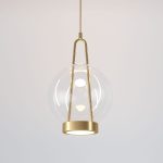 Подвесной светильник Eurosvet Frasco 50267/1 LED латунь a069344