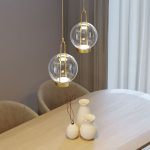 Подвесной светильник Eurosvet Frasco 50267/1 LED латунь a069344