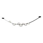 Подвесной светодиодный светильник Crystal Lux Bosque SP7 L3000 Black/Transparent