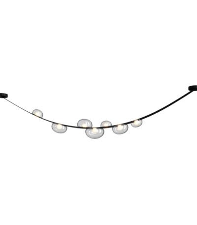 Подвесной светодиодный светильник Crystal Lux Bosque SP7 L3000 Black/Transparent