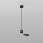 Подвод питания для подвесного монтажа трека Denkirs Smart Base TR2124-BK