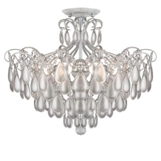 Потолочная люстра AM Group MONICA PL6 SILVER