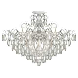 Потолочная люстра AM Group MONICA PL9 SILVER