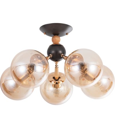 Потолочная люстра Arte Lamp Boston A4485PL-5BK