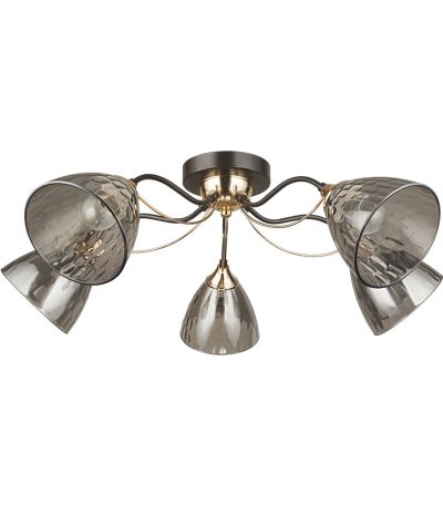 Потолочная люстра Arte Lamp Lily A4366PL-5BK