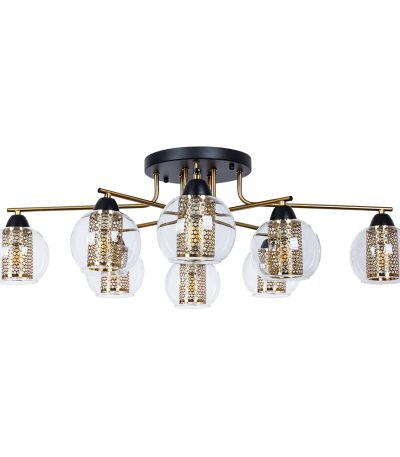 Потолочная люстра Arte Lamp Manchester A7045PL-8BK