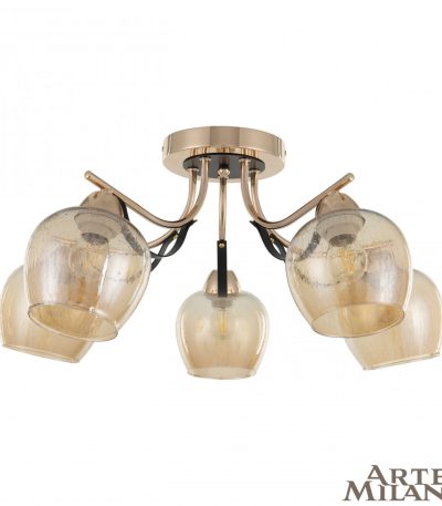 Потолочная люстра Arte Milano Amalfi 322306/5 FG+BK