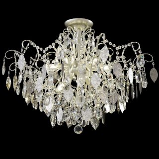 Потолочная люстра Crystal Lux ESMIRALDA PL9 SILVER