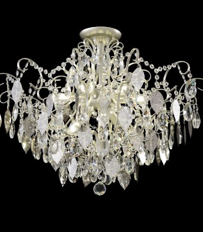 Потолочная люстра Crystal Lux ESMIRALDA PL9 SILVER