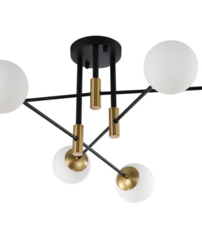 Потолочная люстра Crystal Lux Fidel FIDEL PL6 BLACK