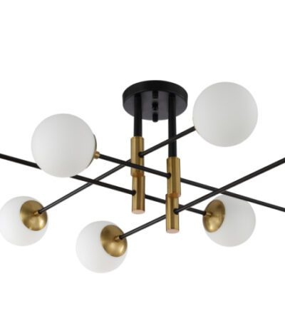 Потолочная люстра Crystal Lux Fidel FIDEL PL8 BLACK