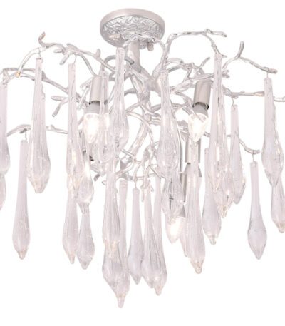 Потолочная люстра Crystal Lux REINA PL5 D600 SILVER PATINA