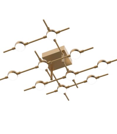 Потолочная люстра DeLight Collection Molecular MX18001067-10A gold