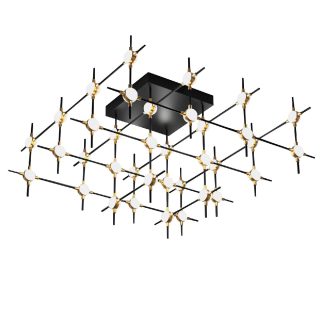 Потолочная люстра DeLight Collection Molecular MX18001067-36A black/gold