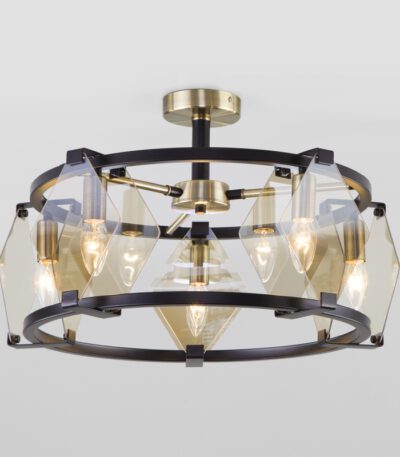 Потолочная люстра Eurosvet Aragon 60116/5 черный