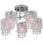 Потолочная люстра Eurosvet Bonnie 30137/5 хром