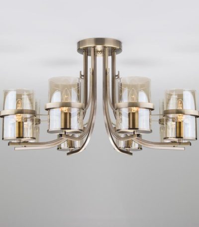 Потолочная люстра Eurosvet Coppa 60085/8 античная бронза