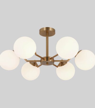 Потолочная люстра Eurosvet Frost 70154/6 латунь