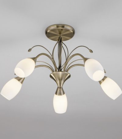 Потолочная люстра Eurosvet Ginevra 30280/5 античная бронза