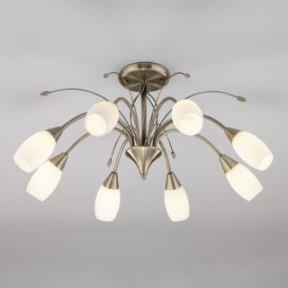 Потолочная люстра Eurosvet Ginevra 30280/8 античная бронза