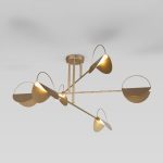 Потолочная люстра Eurosvet Grazia 70148/6 золото Smart a062038