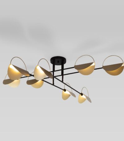 Потолочная люстра Eurosvet Grazia 70148/8 черный/золото Smart a062043