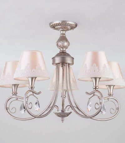 Потолочная люстра Eurosvet Incanto 60069/5 серебро