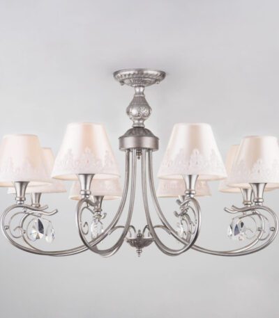 Потолочная люстра Eurosvet Incanto 60069/8 серебро