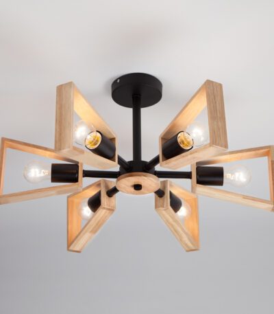 Потолочная люстра Eurosvet Klark 70056/6 черный