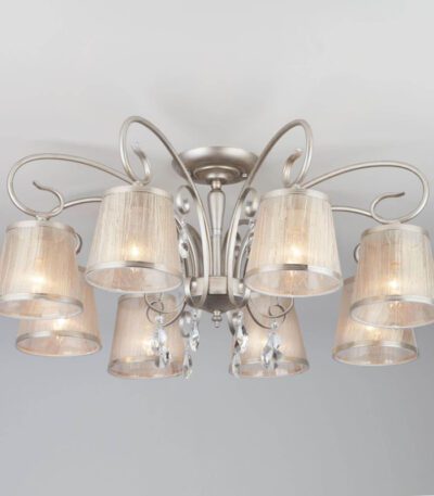 Потолочная люстра Eurosvet Liona 60065/8 серебро