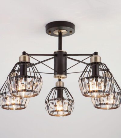 Потолочная люстра Eurosvet Lord 70075/5 черный