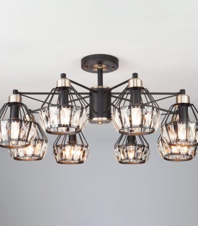 Потолочная люстра Eurosvet Lord 70075/8 черный