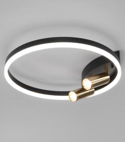 Потолочная люстра Eurosvet Luminari 90247/3 черный/золото Smart