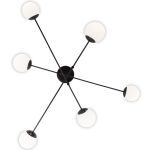 Потолочная люстра Eurosvet Netz 30181/6 черный Smart a062214