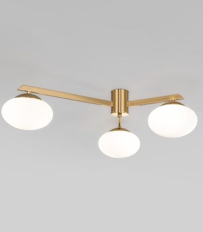 Потолочная люстра Eurosvet Opaline 70220/3 латунь a065763