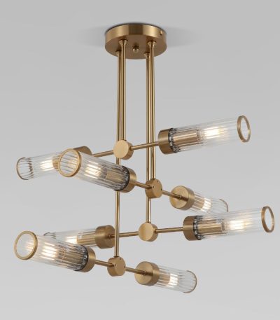 Потолочная люстра Eurosvet Oriens 60166/8 латунь Smart a068072