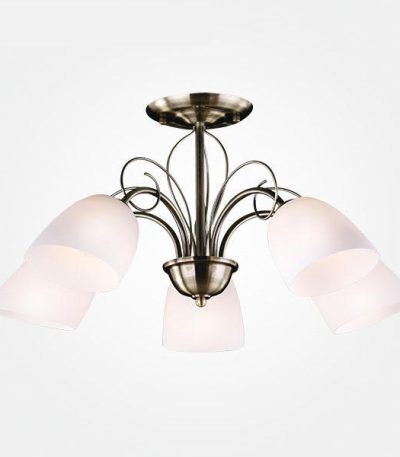 Потолочная люстра Eurosvet Стефани 30107/5 античная бронза