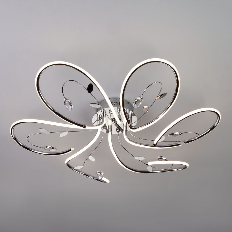 Потолочная люстра Eurosvet Venzel 90082/6 хром Потолочная люстра Eurosvet Venzel 90082/6 хром