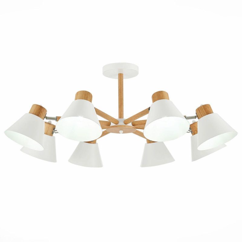 Потолочная люстра Evoluce Buve SLE103702-08 Потолочная люстра Evoluce Buve SLE103702-08