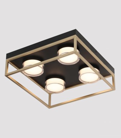 Потолочная люстра iLedex Link 4778-37x37 MBK+SGD