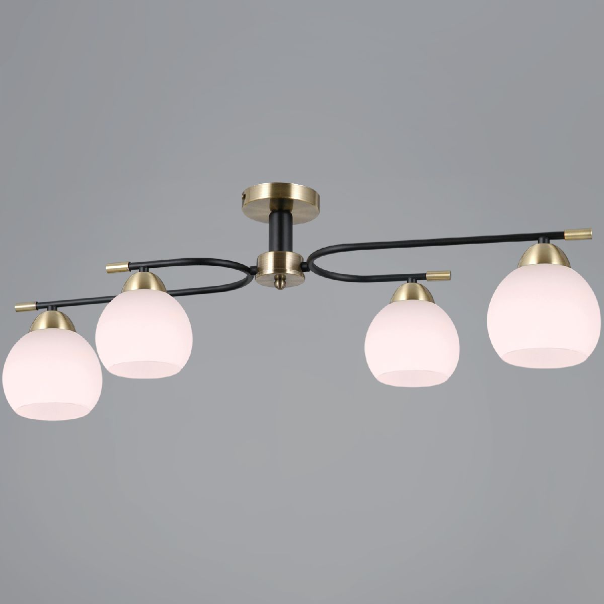 Потолочная люстра Illumico IL0638-4CSQ-24 AB BK LIBRA Потолочная люстра Illumico IL0638-4CSQ-24 AB BK LIBRA