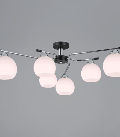 Потолочная люстра Illumico IL0638-6CSQ-24 CR BK LIBRA