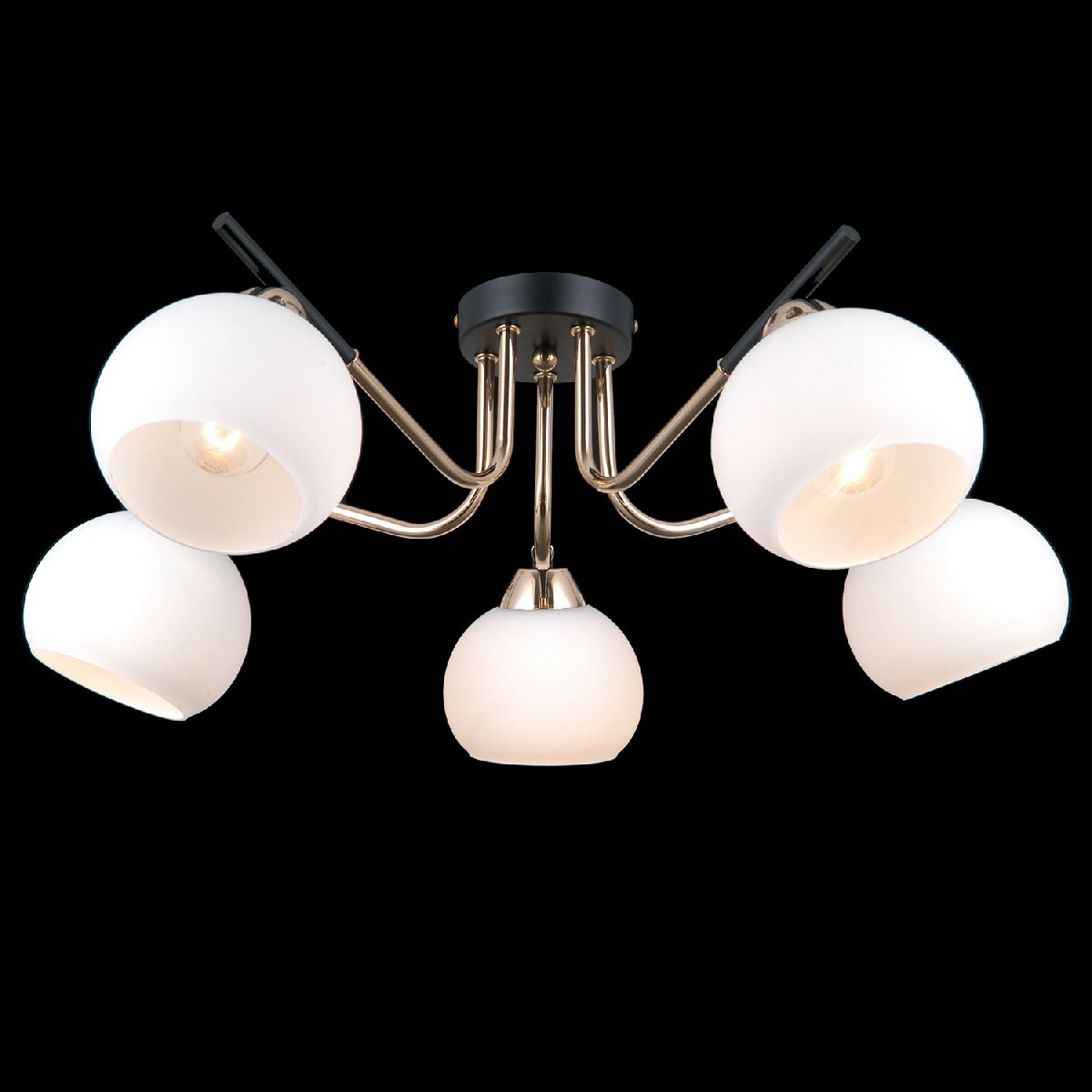 Потолочная люстра Illumico IL0713-5CSQ-24 BK FGD LIBRA Потолочная люстра Illumico IL0713-5CSQ-24 BK FGD LIBRA