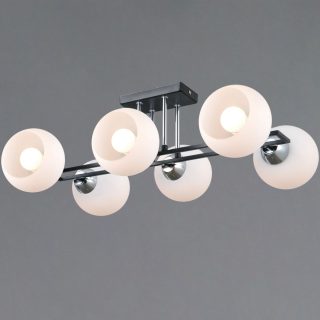 Потолочная люстра Illumico IL0791-6CSQ-25 BK CR TRENTO