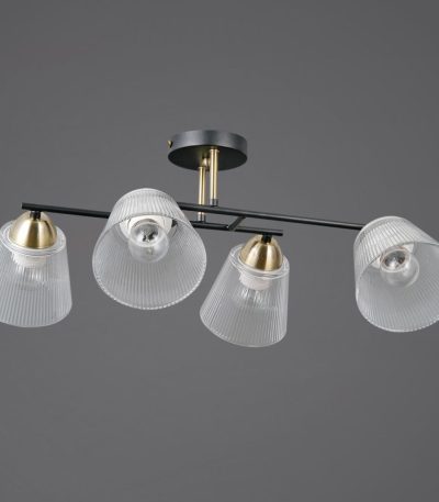 Потолочная люстра Illumico IL0845-4CSQ-25BKAB ELITE