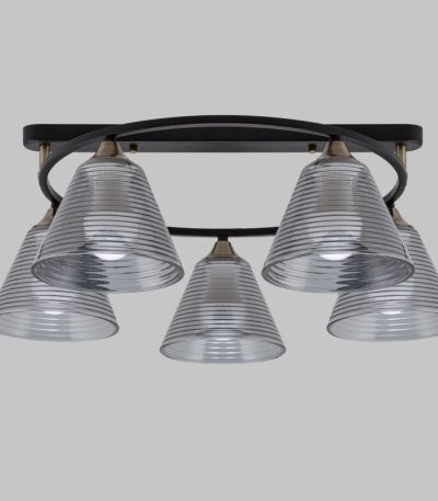 Потолочная люстра IMEX MD.5948-5-S-BK+AB