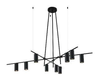 Потолочная люстра Kink Light Рия 07621-9,19