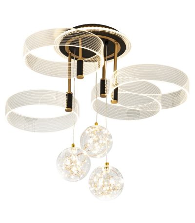 Потолочная люстра LED4U L1040-750 BK