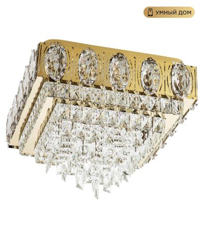 Потолочная люстра LED4U L9438-500-500 GD с УД